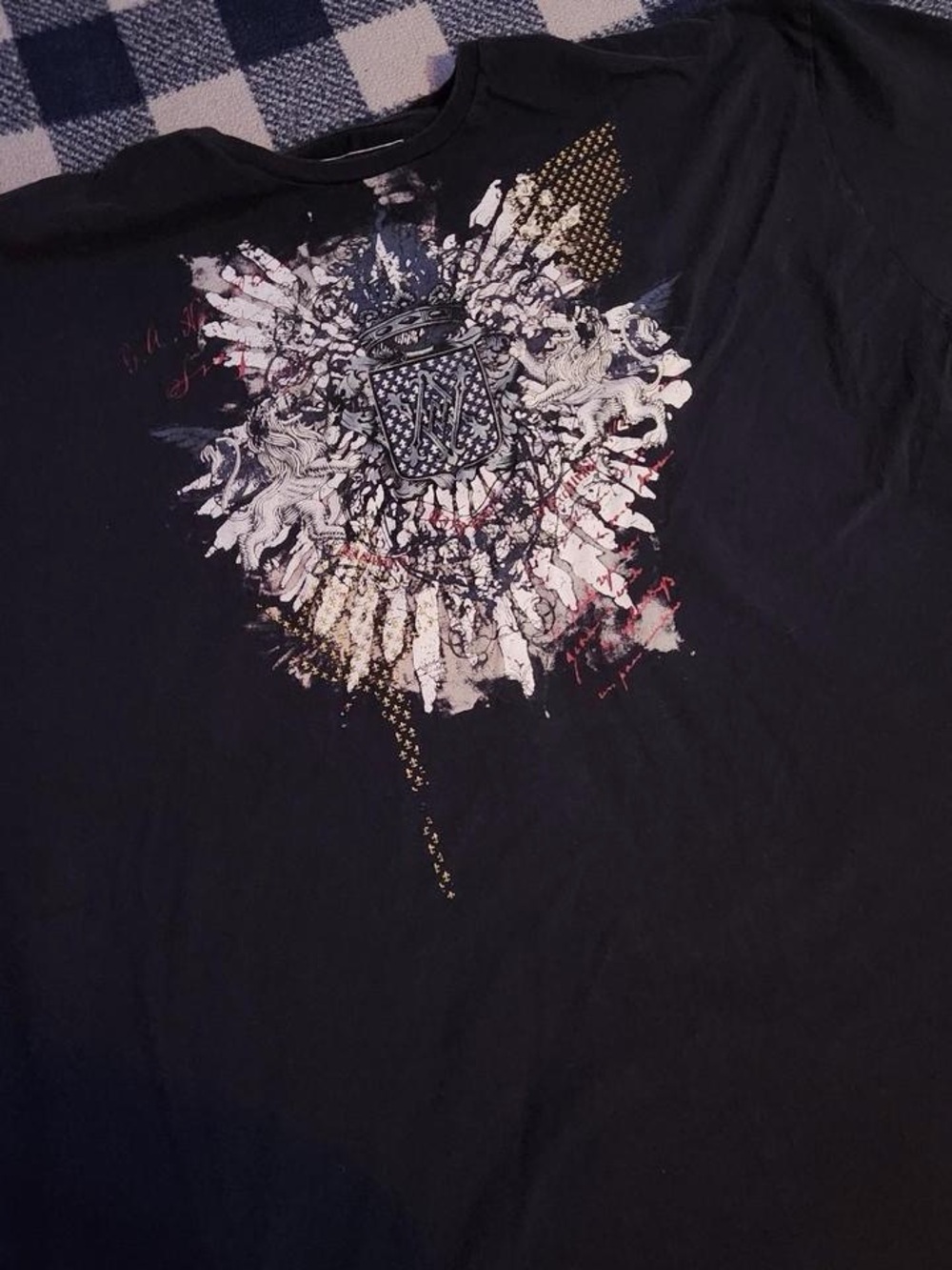 Y2k cyber grunge style  avirex shirt